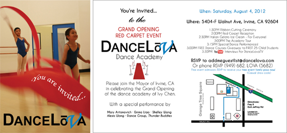 DanceLova Grand Opening Red Carpet 2012